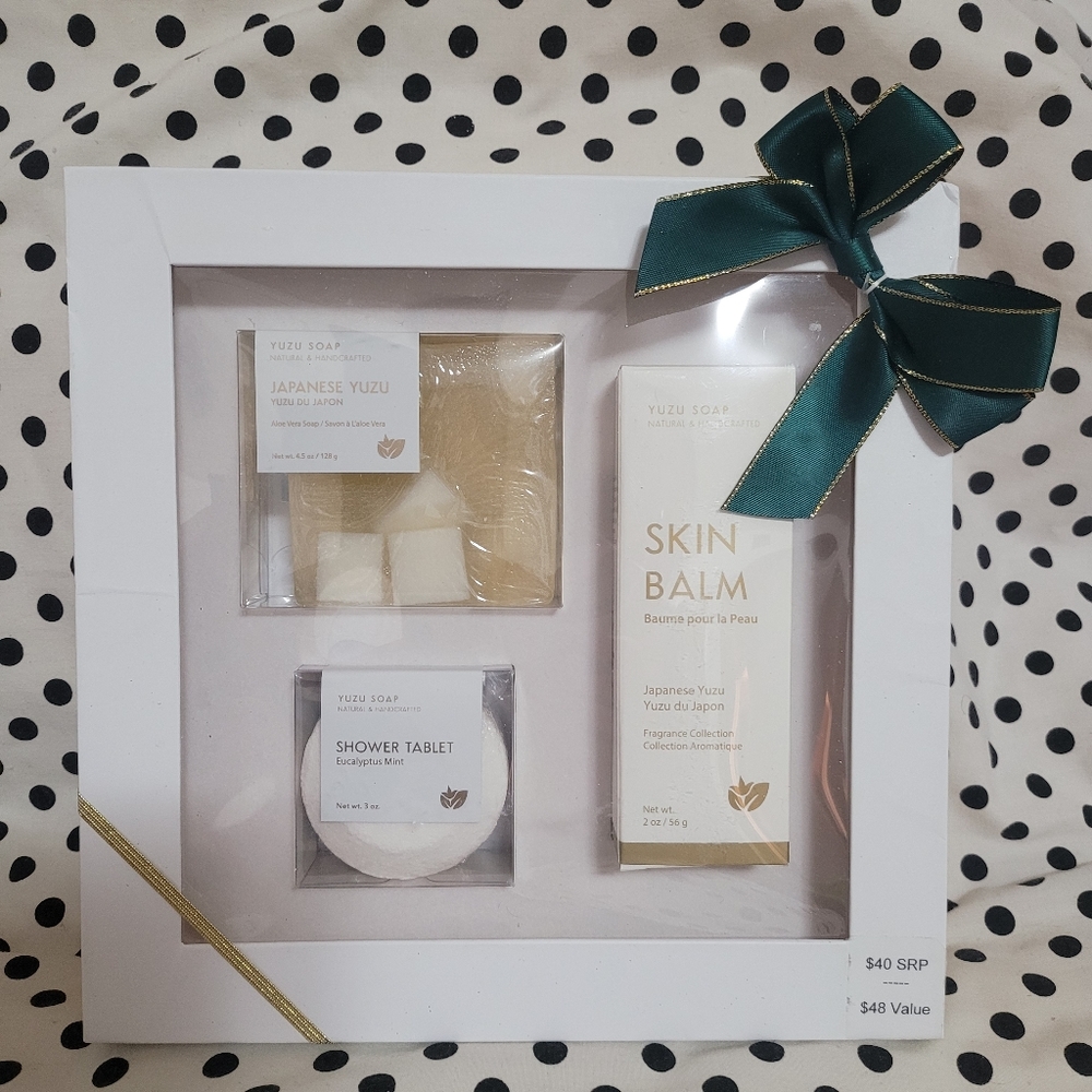 3pcs Japanese Yuzu Soap Bath & Body Gift Set